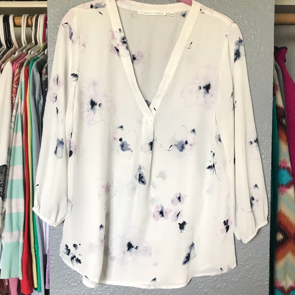 Violet & Claire floral blouse